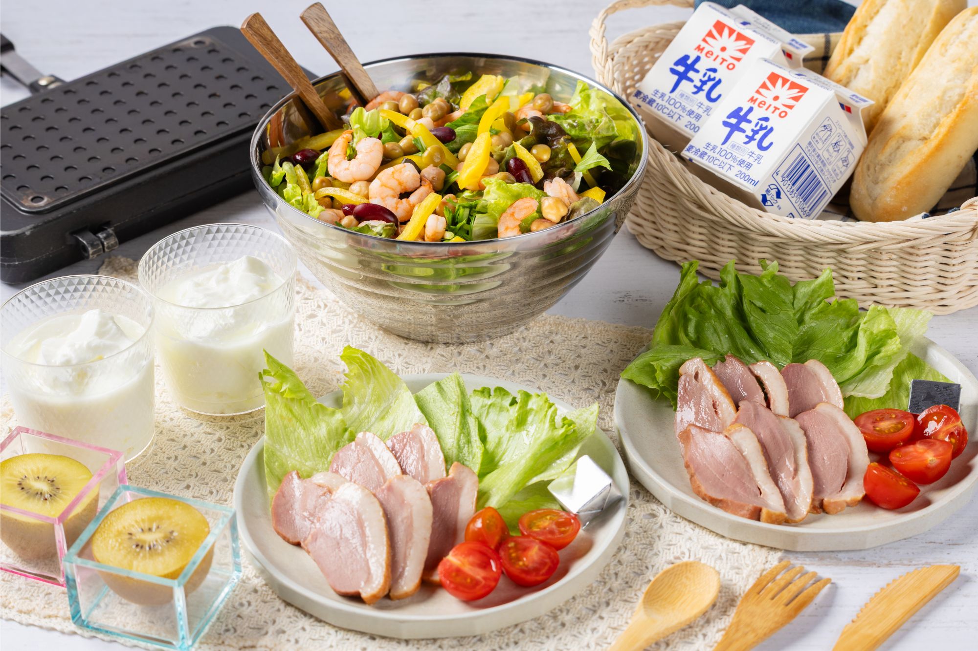 グランピングBBQ 朝食